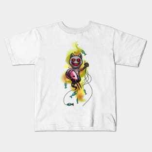 Demoan cat Kids T-Shirt